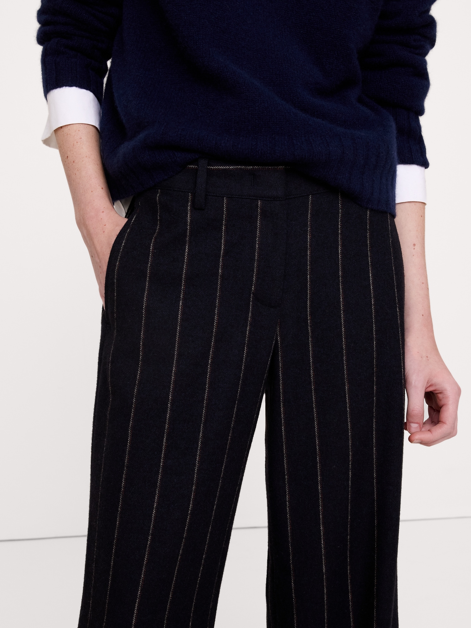 The Everyday Wide-Leg Pant Italian Flannel