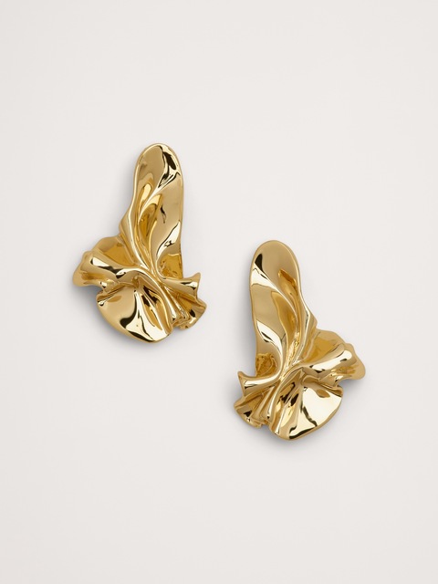 Ruffled Statement Earrings