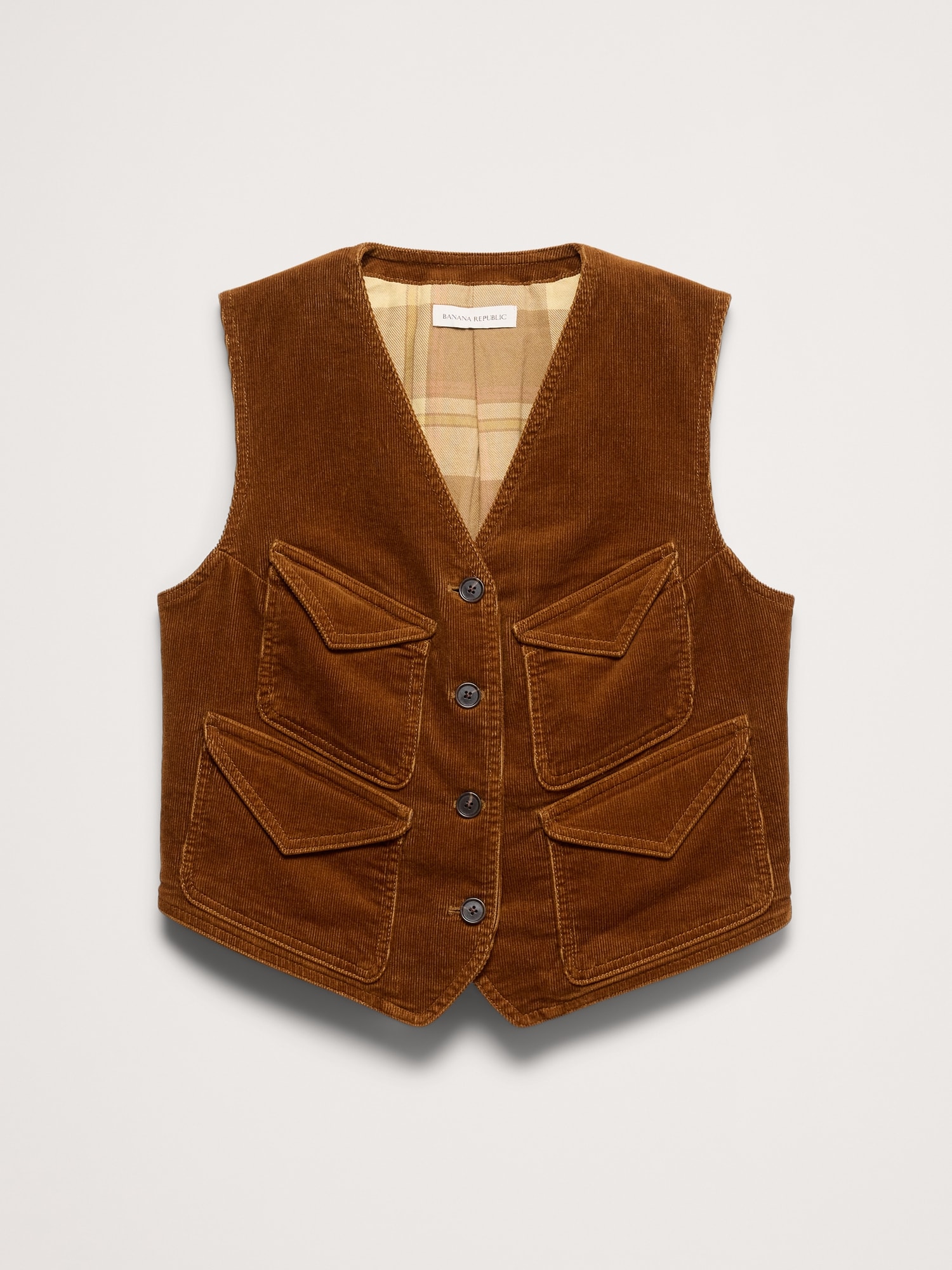 Corduroy Pocket Vest