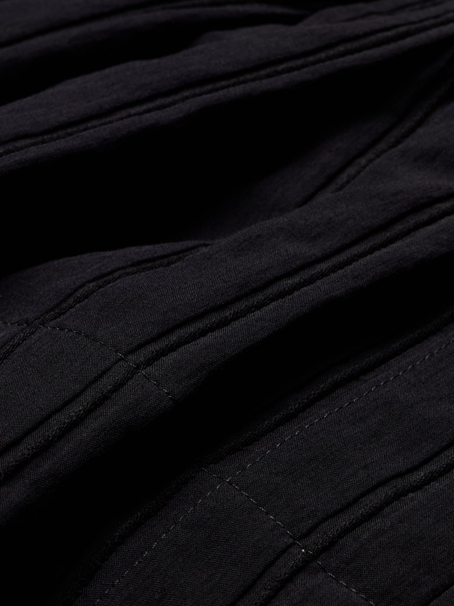 Cinched-Waist Pleated Top