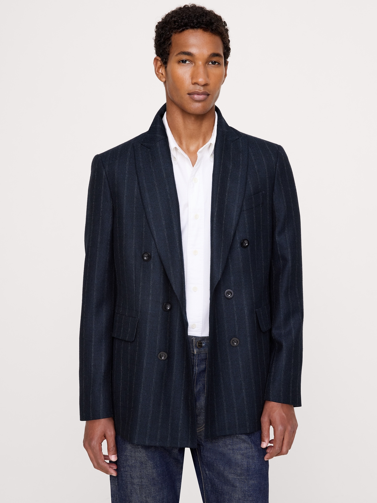 Wool Herringbone Sport Coat