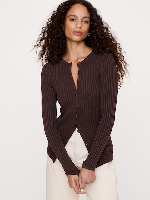 CARDIGAN CÔTELÉ