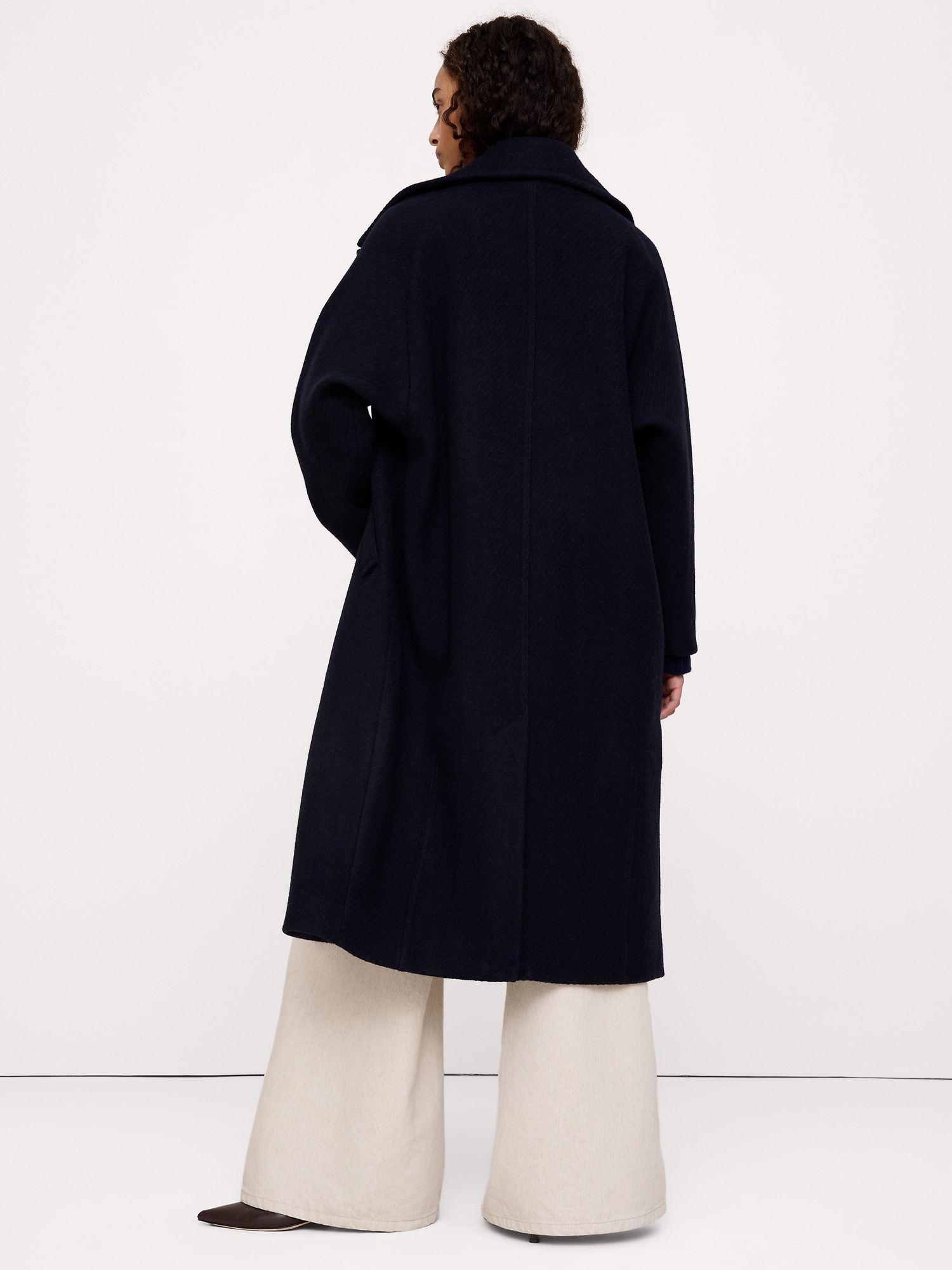 Wool-Blend Top Coat