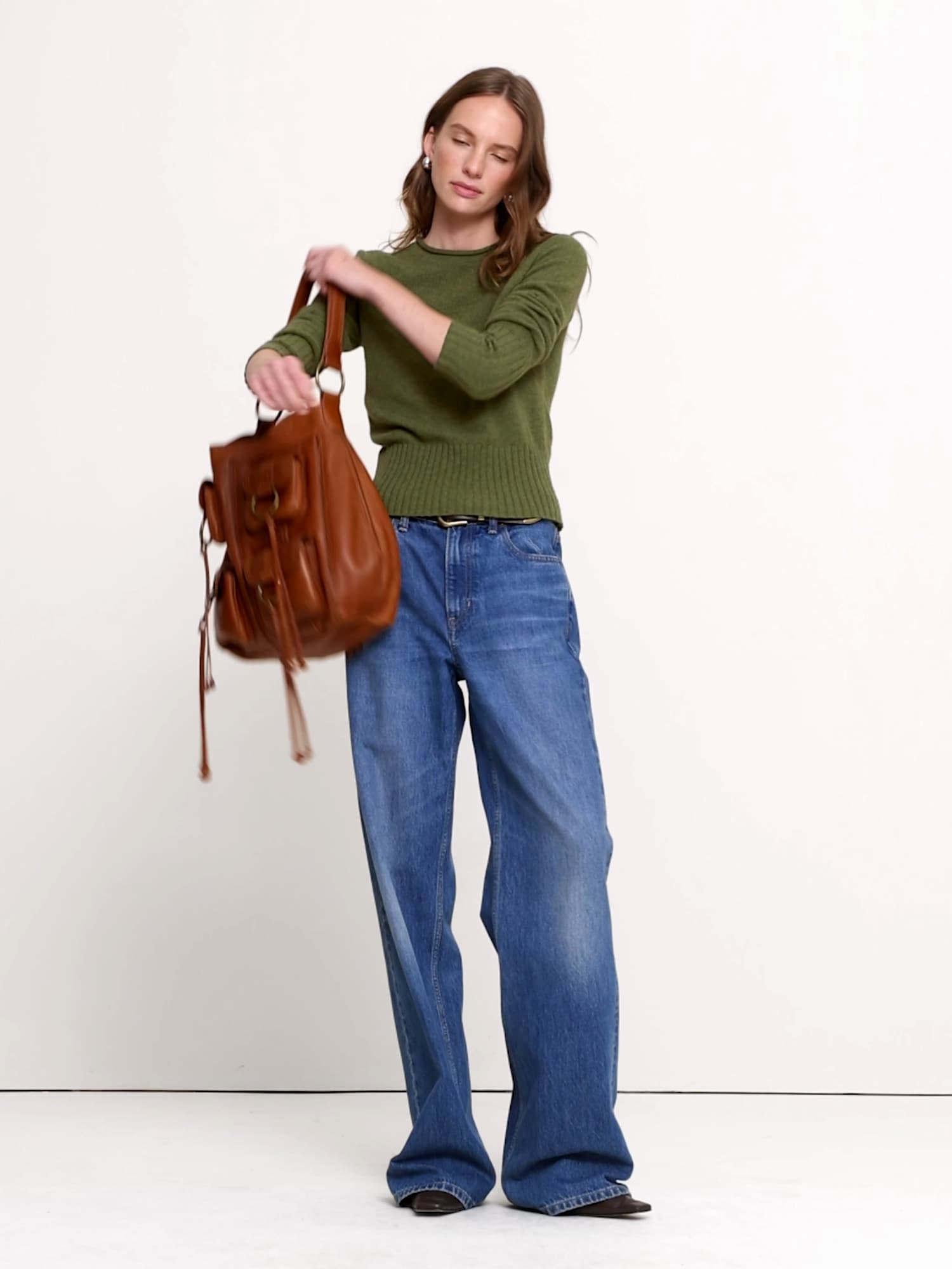 The Fireside Roll-Neck Sweater Wool-Cotton