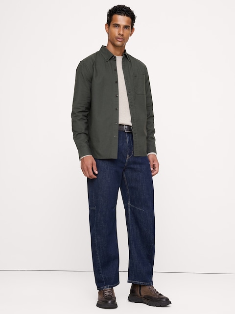 CHEMISE OXFORD DE COTON COUPE STANDARD