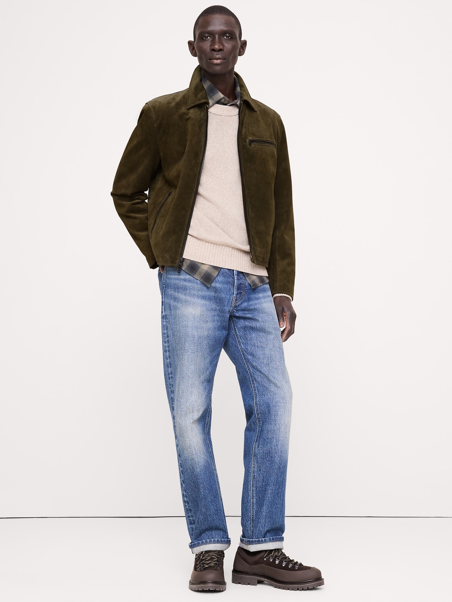 Italian Suede Racing Jacket