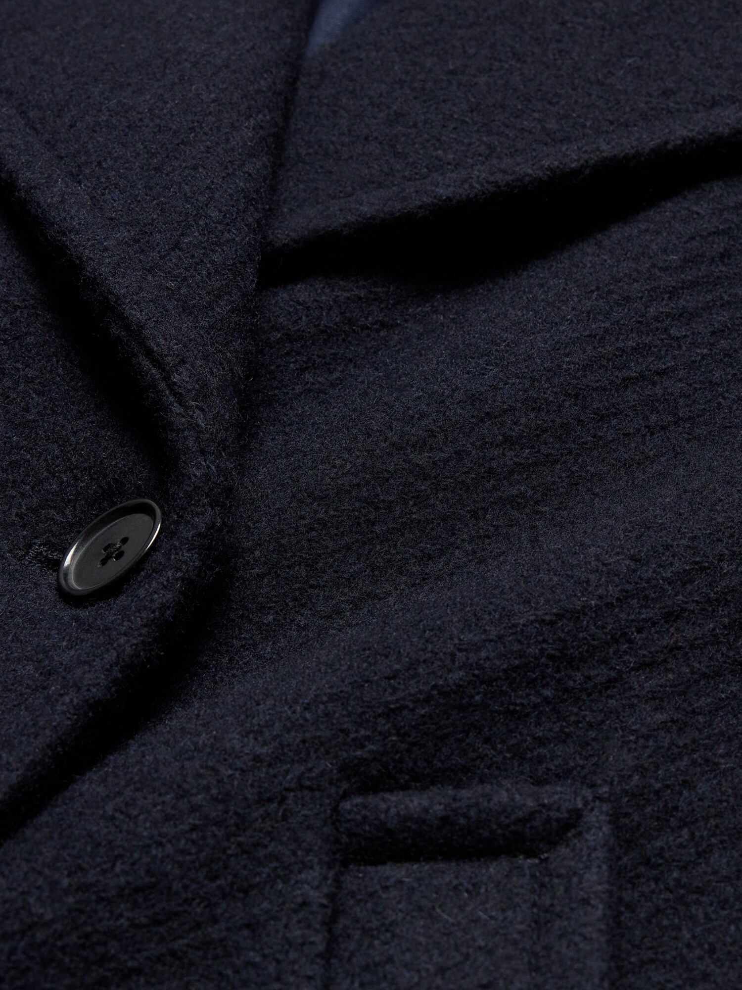 Wool-Blend Top Coat