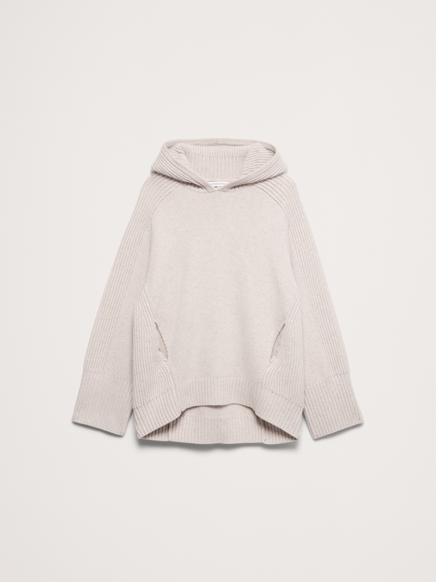 Wool-Cashmere Sweater Hoodie