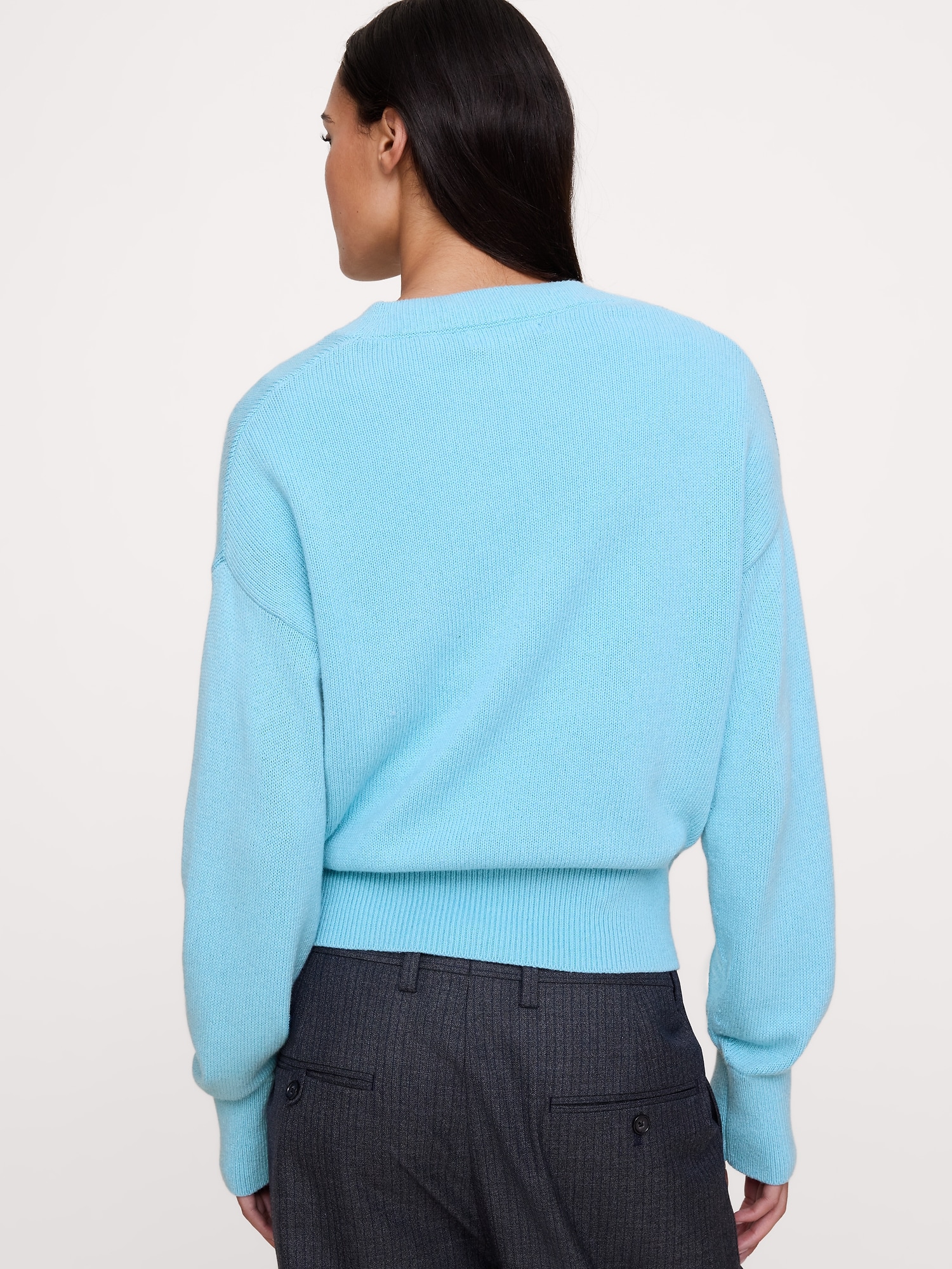 Oversized Italian Cotton-Cashmere Sweater