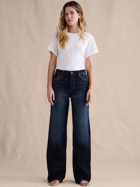 JEAN DÉCONTRACTÉ CLASSIQUE ANNÉES 1990 À TAILLE MI-BASSE