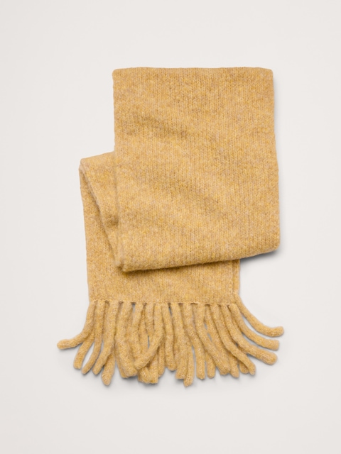 Italian Alpaca-Blend Long Scarf