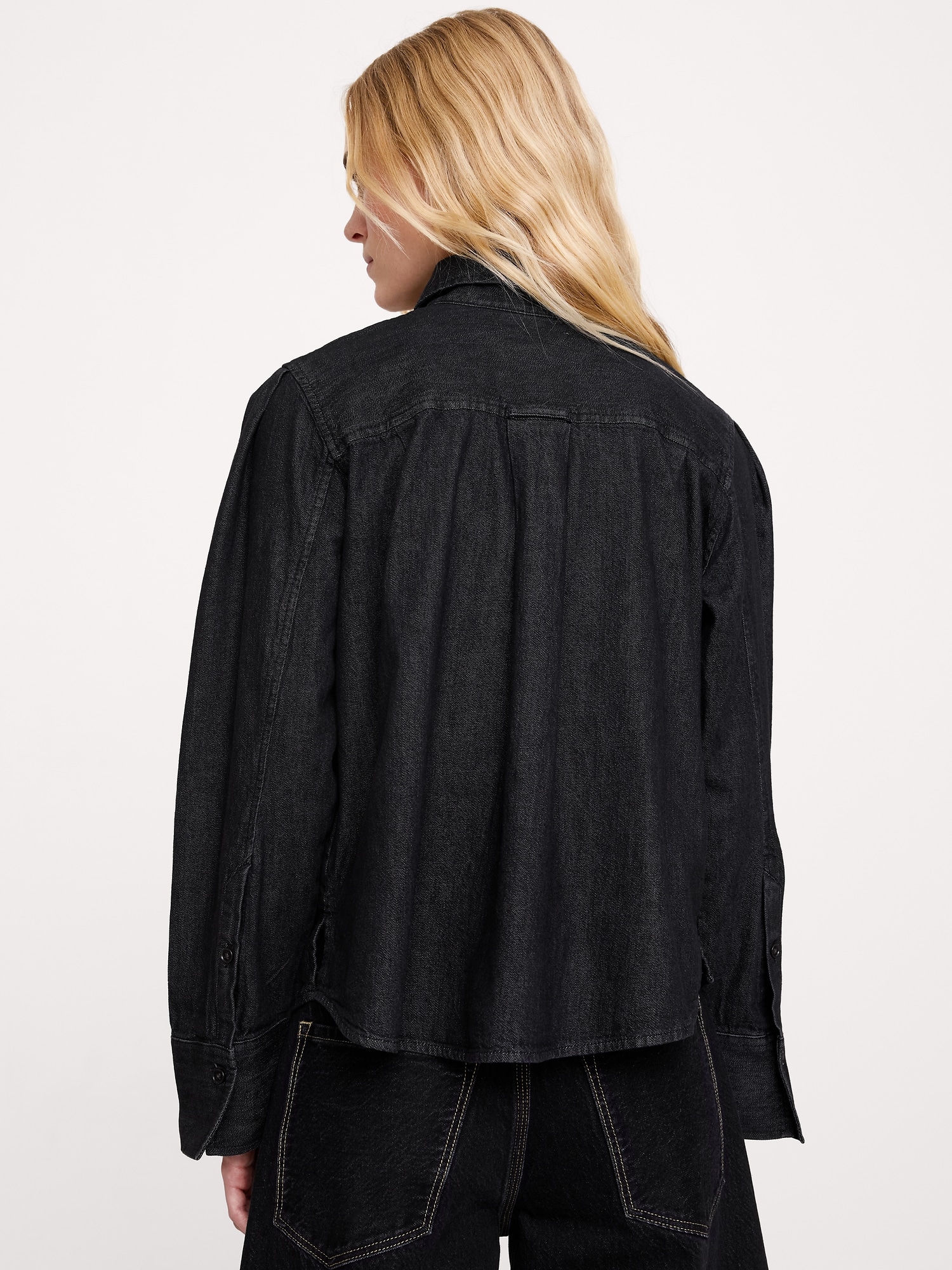 Relaxed Cotton Utility Shirt