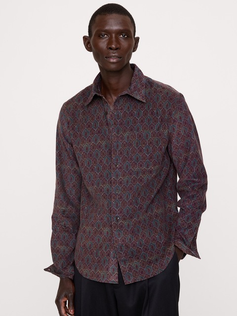 CHEMISE STANDARD EN VELOURS CÔTELÉ LÉGER